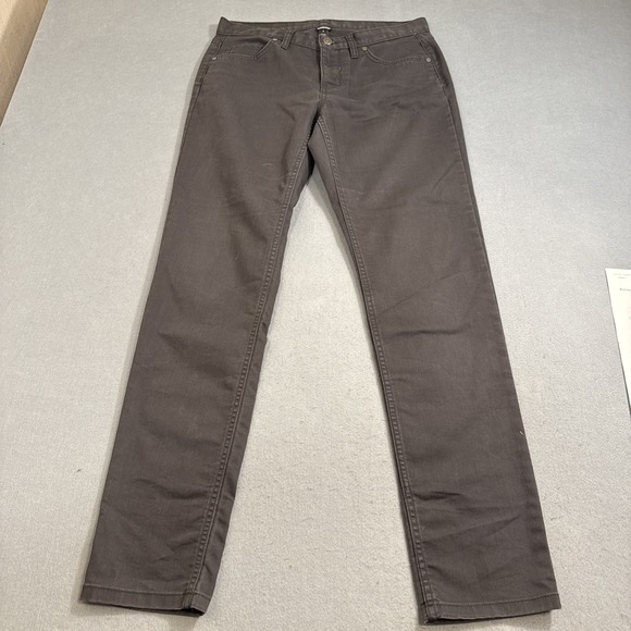 JEANS STRAIGHT TAPPERED Patagonia WOMENS 8  Black Organic Cotton Outdoors - Picture 3 of 7